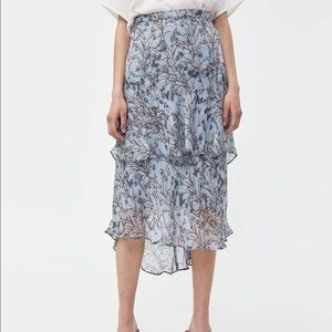 Tiered Chiffon Skirt from Farrow